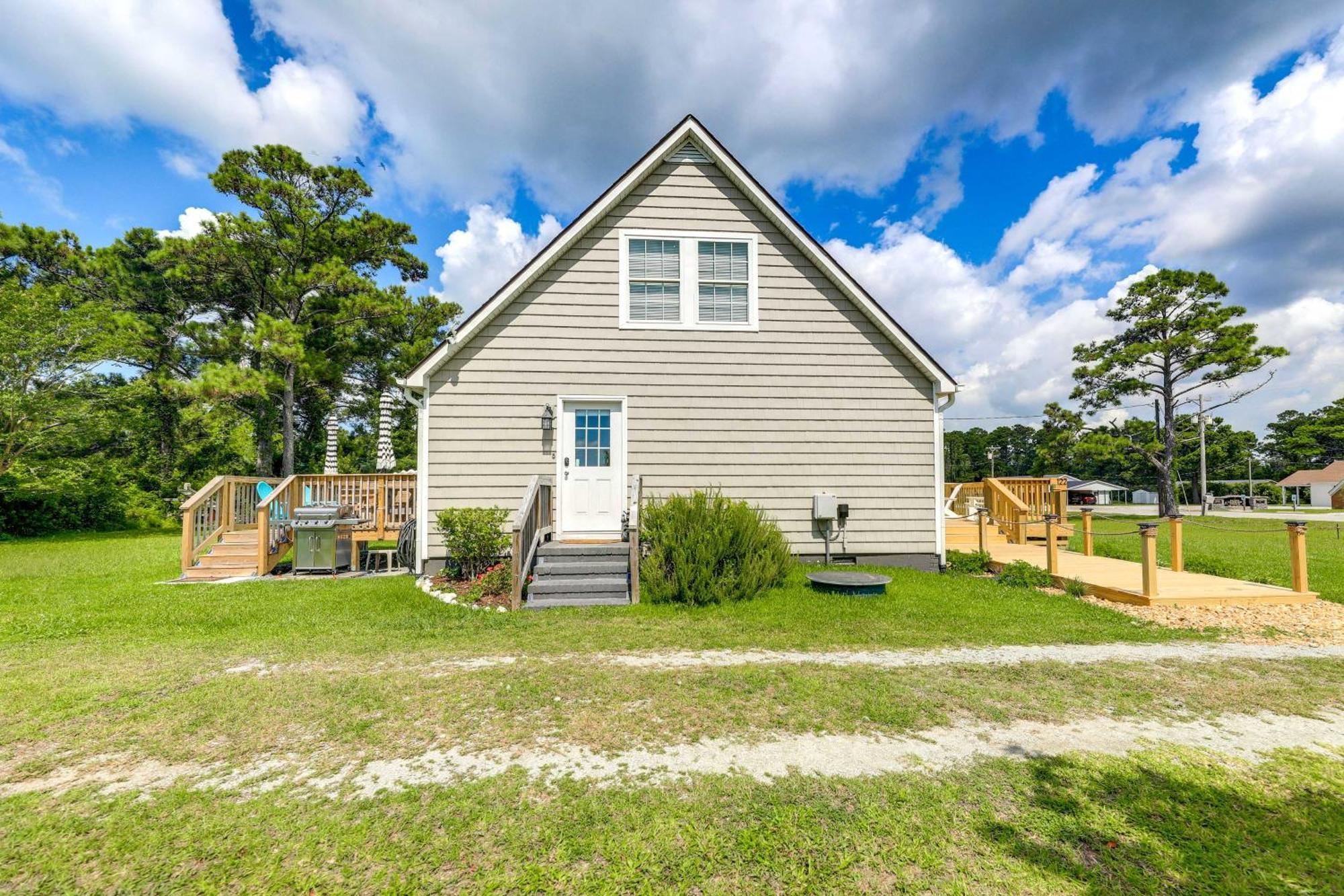 The Willowberry House With Deck And Grill! Harkers Island Extérieur photo