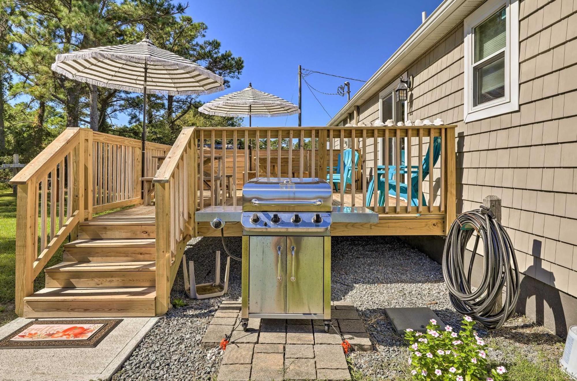 The Willowberry House With Deck And Grill! Harkers Island Extérieur photo