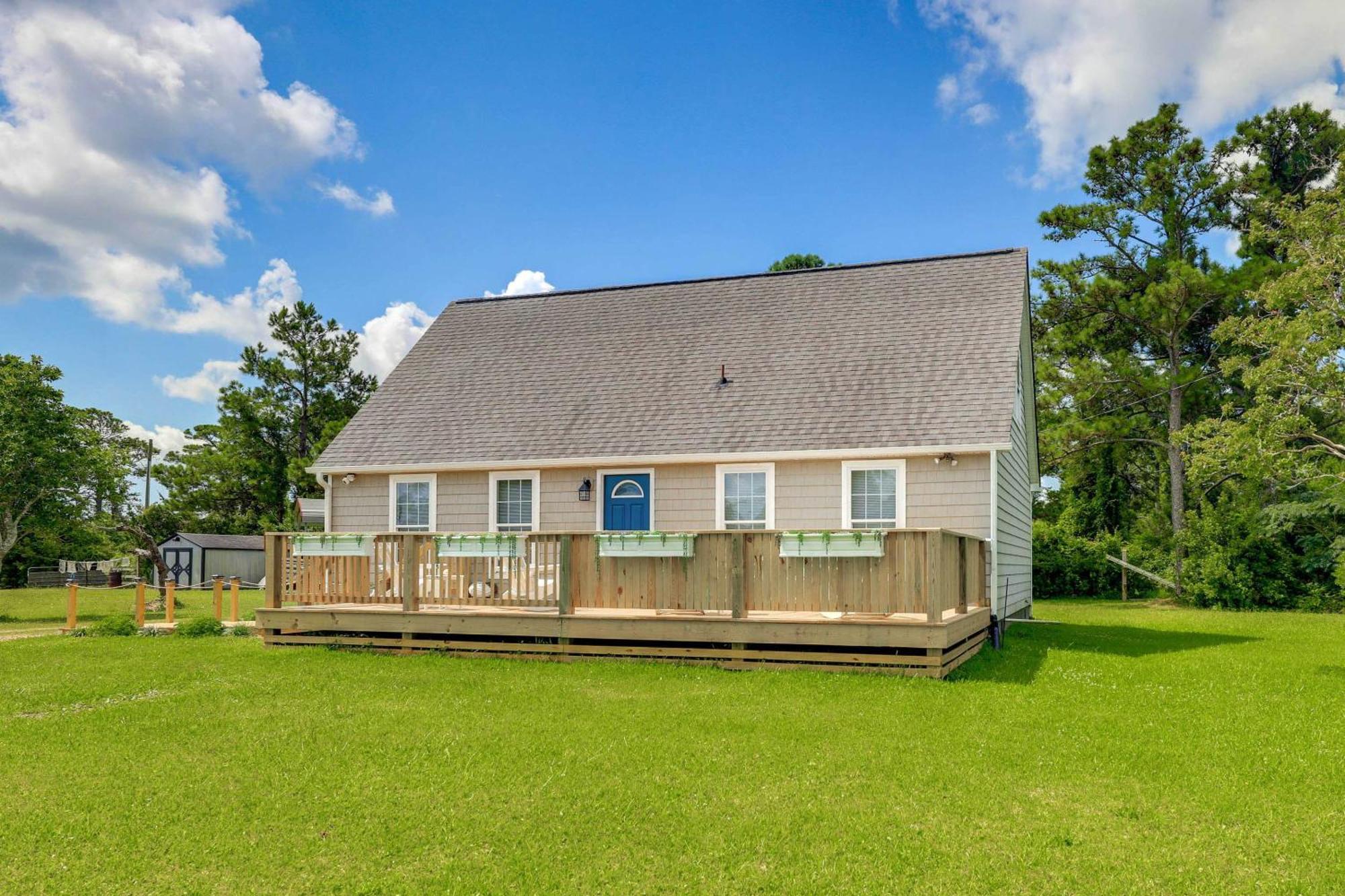 The Willowberry House With Deck And Grill! Harkers Island Extérieur photo